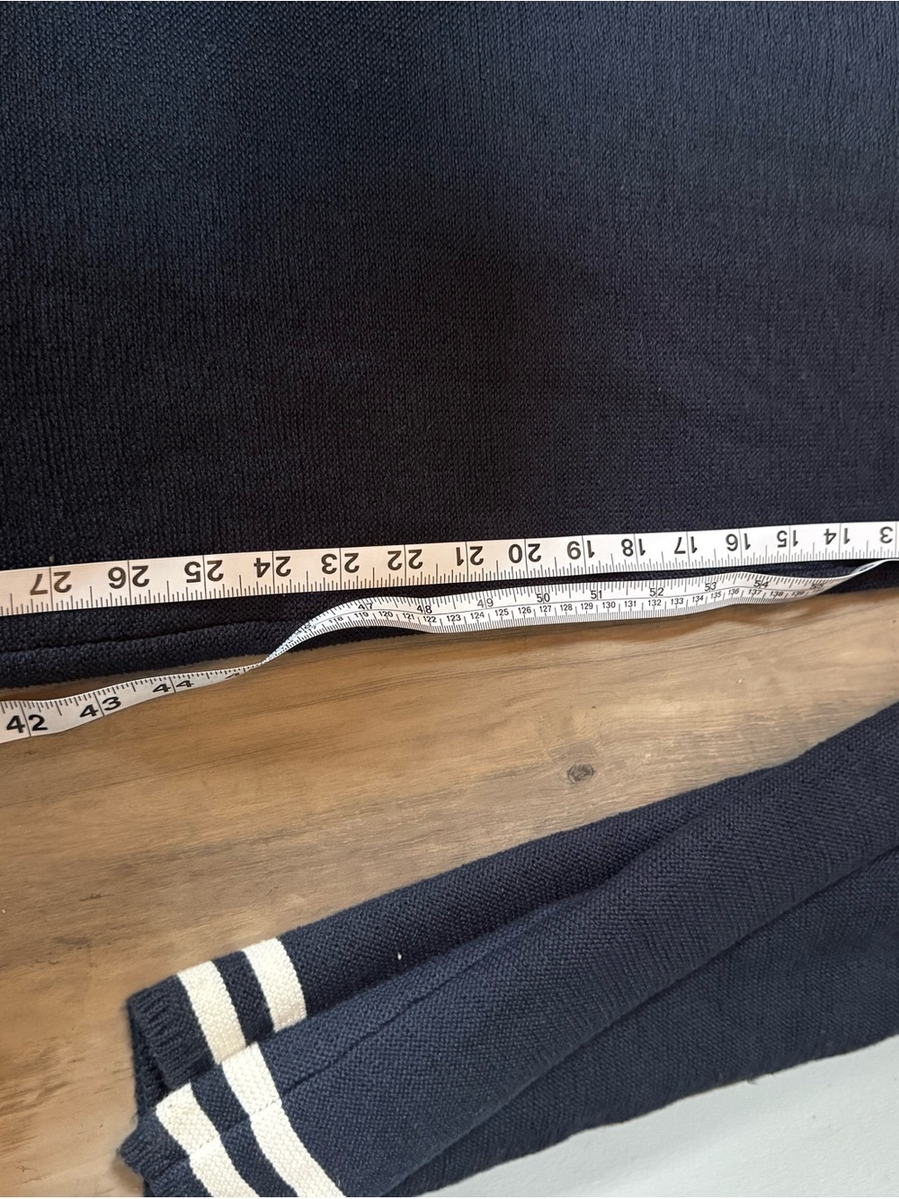 Navy & White Striped Crewneck Sweater Set - Picture 14 of 15